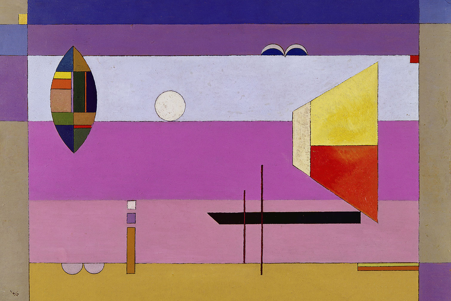 Tableau d'art classique Colds Stripes par Kandinsky, HEXOA