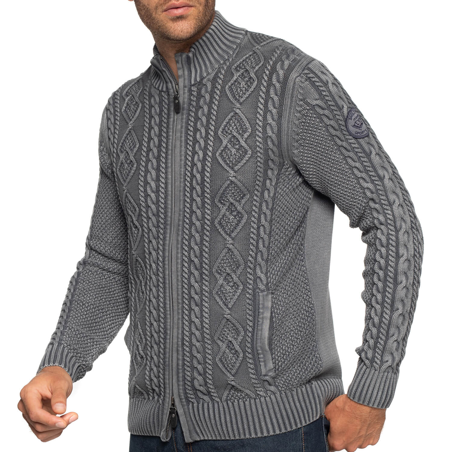 Gilet torsades coupe droite CLUB, SHILTON