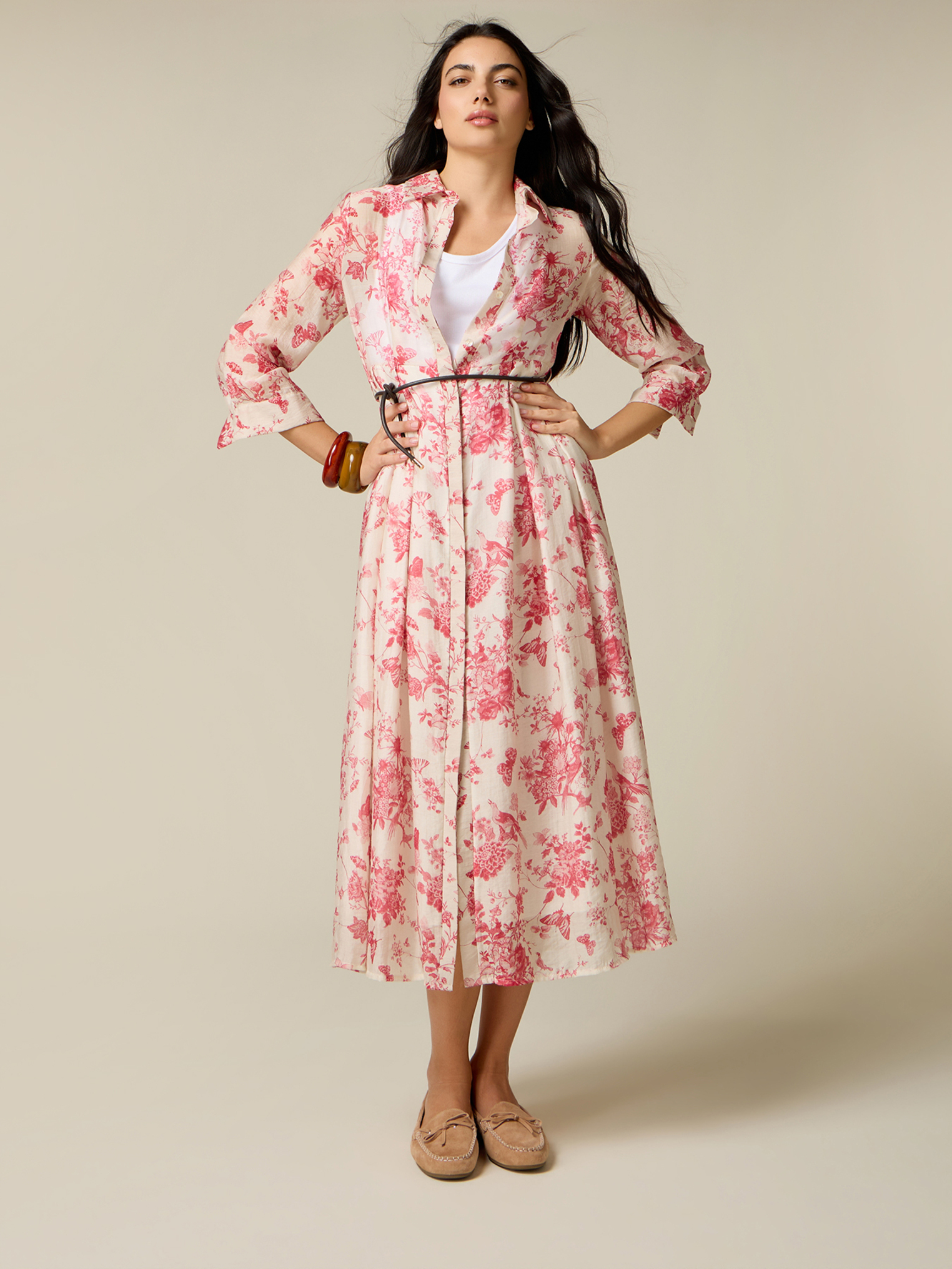 Robe chemisier fantaisie, OLTRE