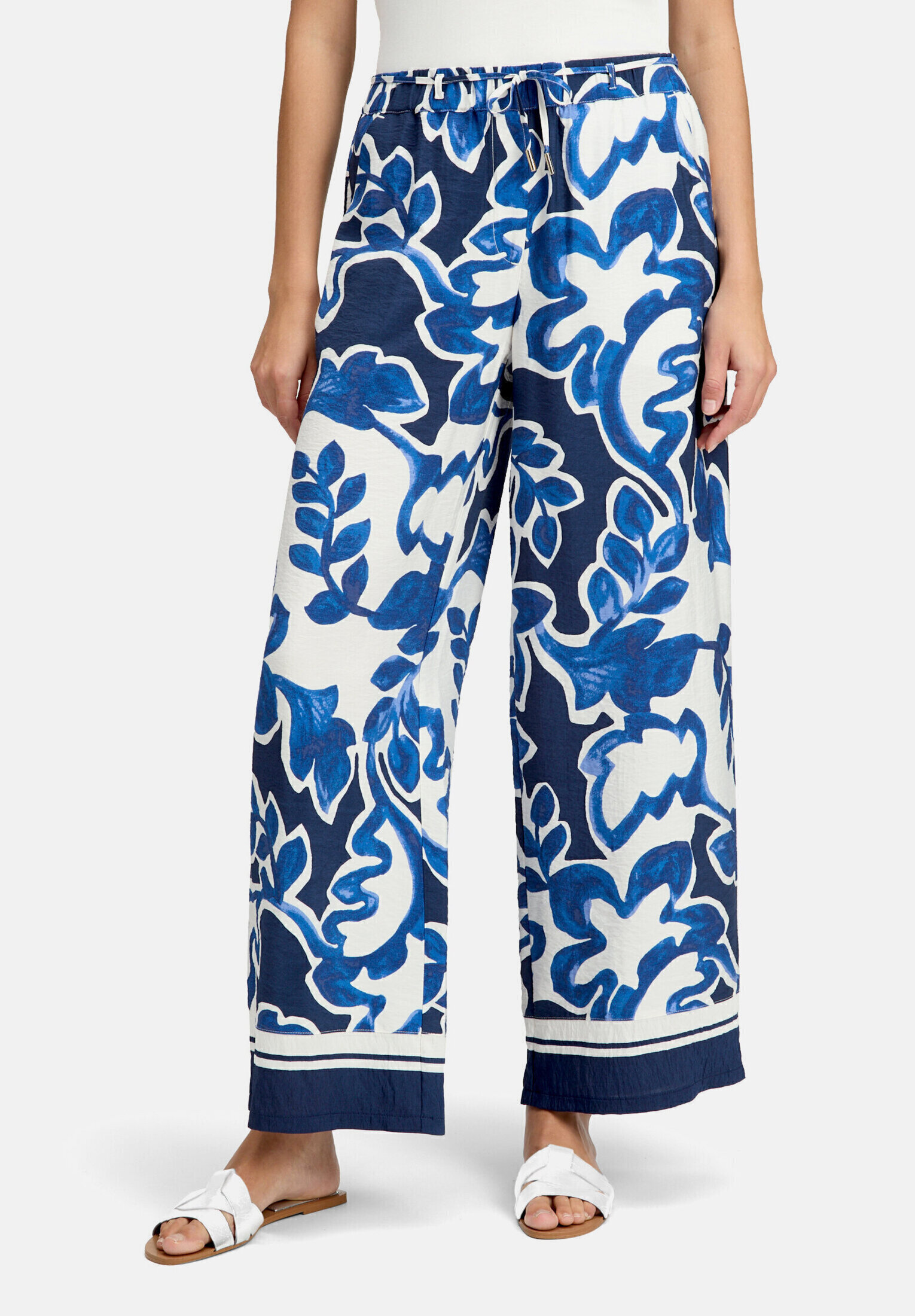 Pantalon à enfiler à imprimé, BETTY & CO