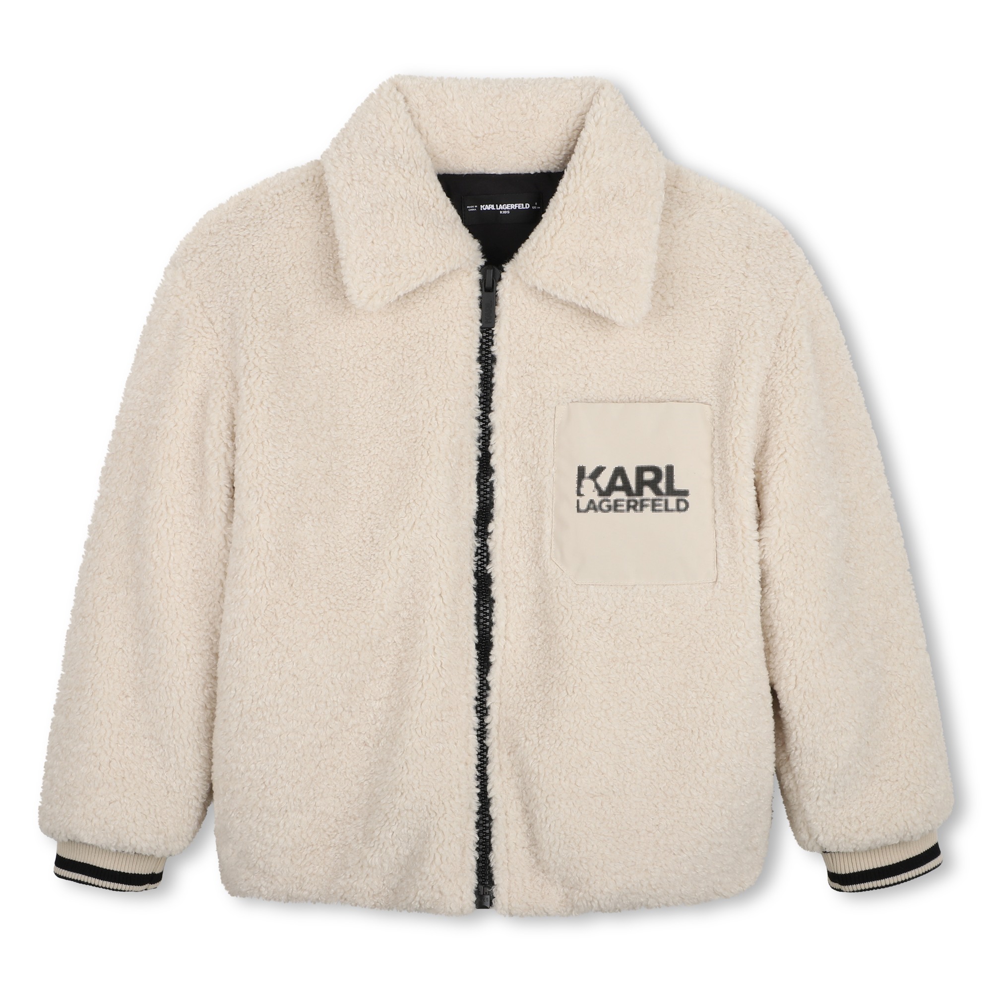 Blouson en sherpa, KARL LAGERFELD KIDS