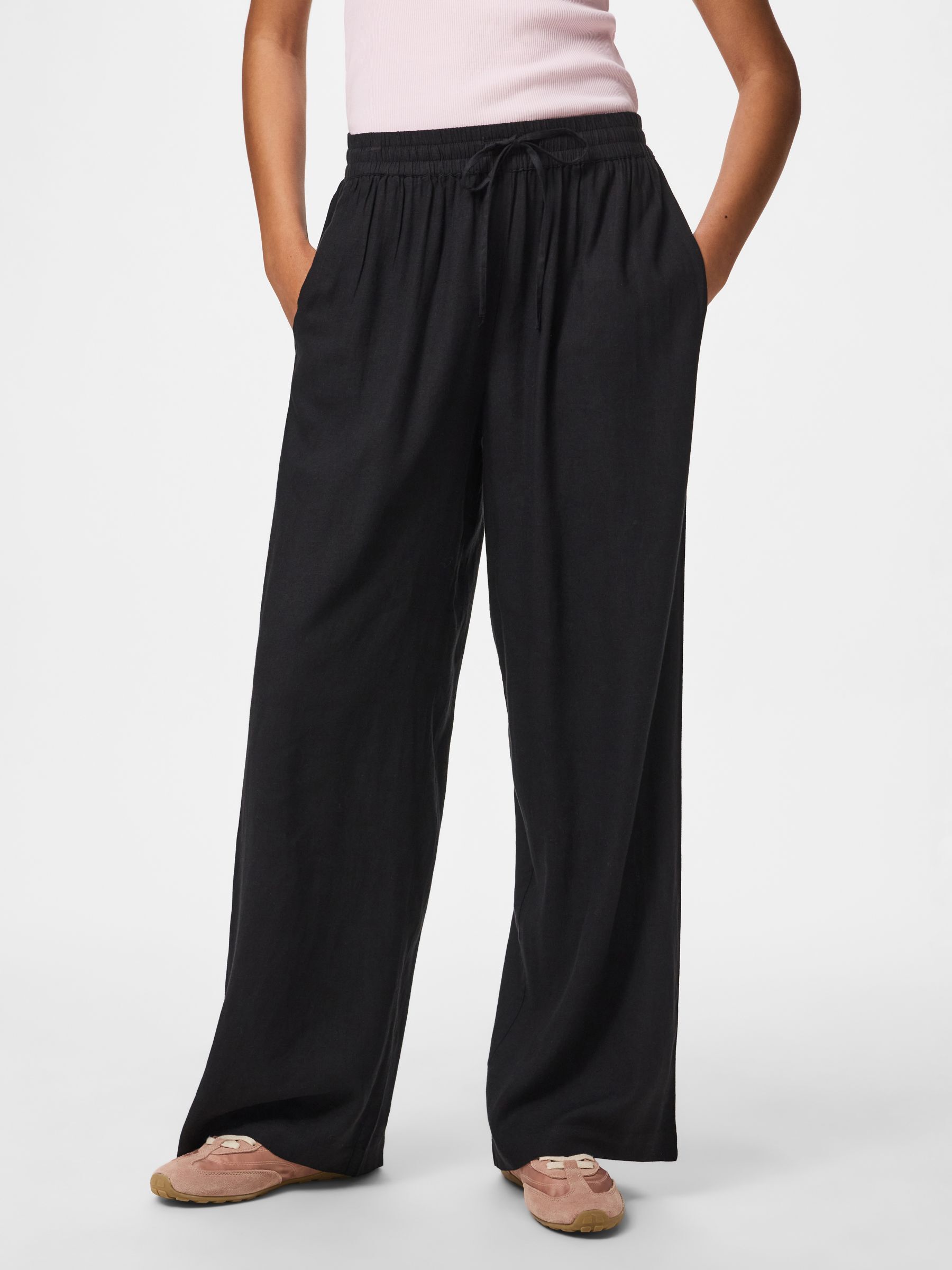 Pantalon À Jambe Ample, PIECES