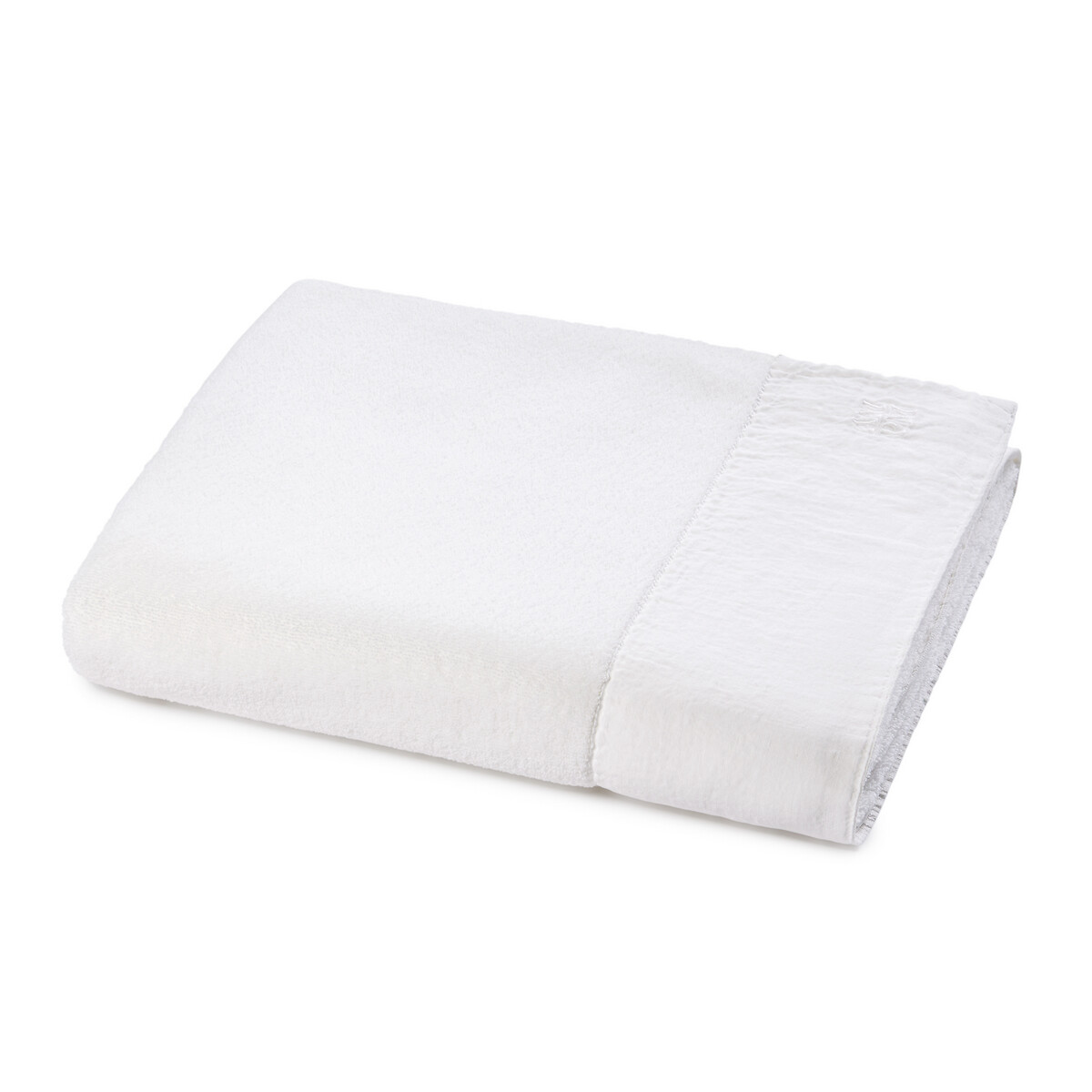 Helmae Embroidered Organic Cotton Bath Towel