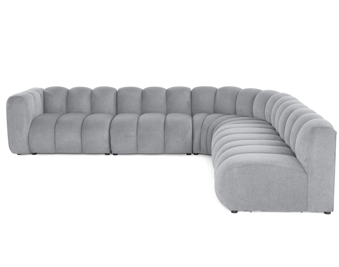 Canapé d'Angle droit 5 places - DEBBIE, BEST MOBILIER