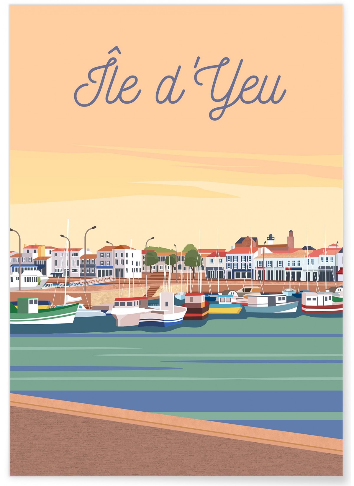 Affiche Île d'Yeu - Port Joinville, L'AFFICHERIE