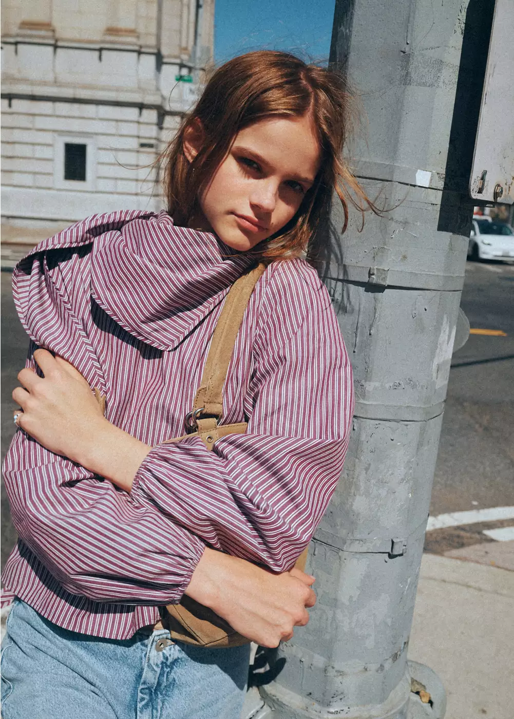 Chemise rayures bandana, MANGO TEEN