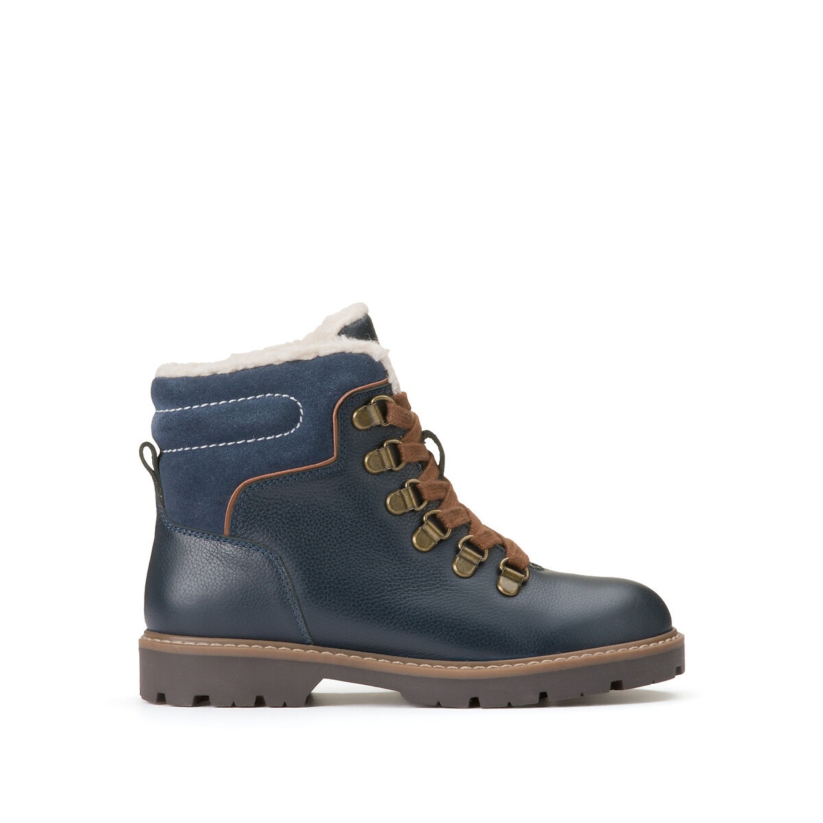 bottines bleu canard