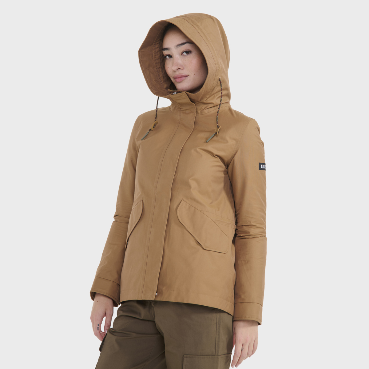 Parka imperméable à capuche, AIGLE