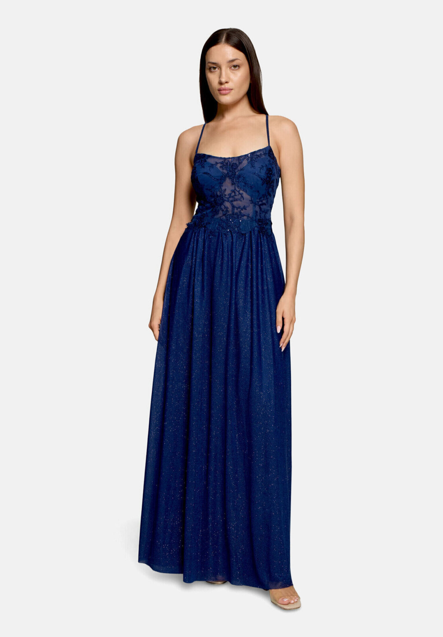 Robe de soirée au look scintillant, VERA MONT