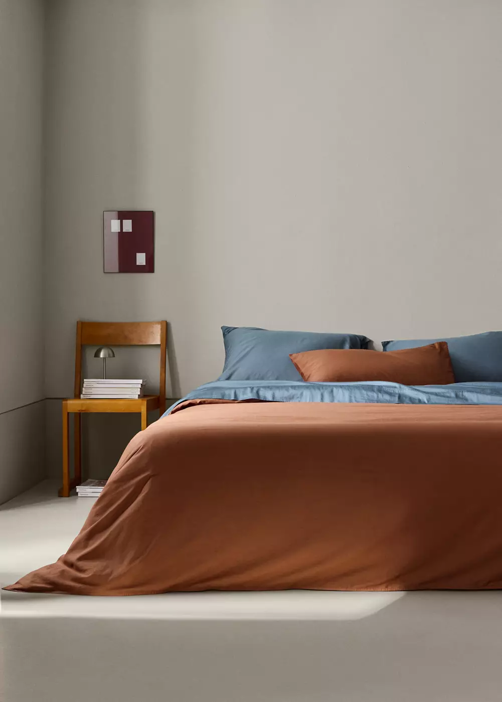 Housse de couette 100 % coton satin Lit 150/160 cm, MANGO HOME
