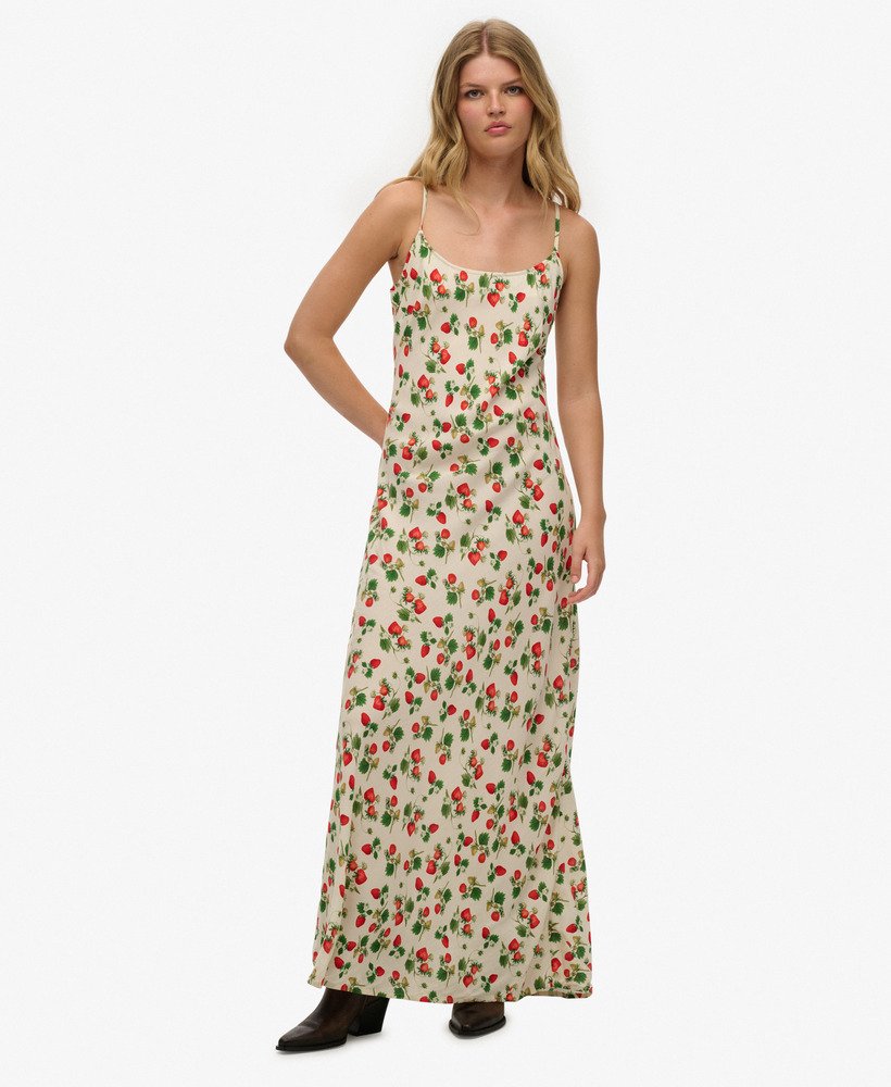 Robe nuisette longue asymétrique, SUPERDRY