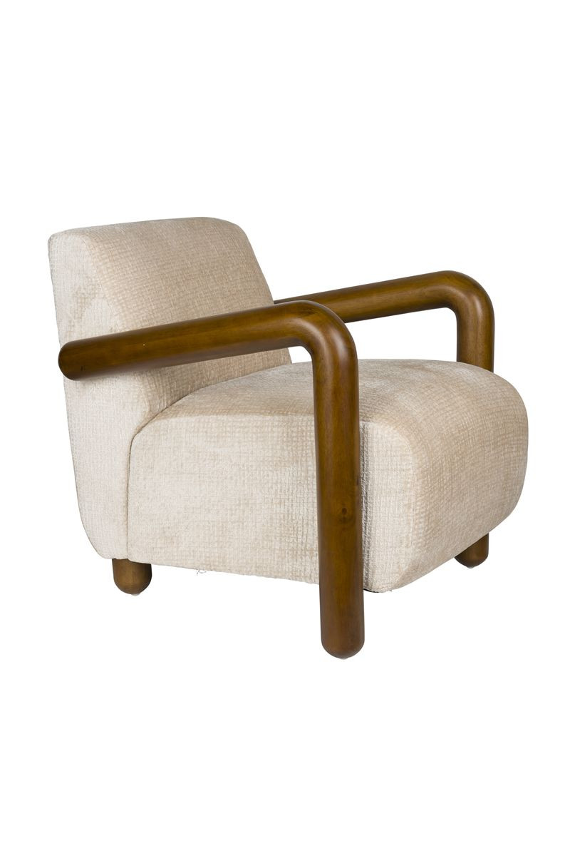 Fauteuil design en tissu, bohème, ROBINSON, DUTCHBONE