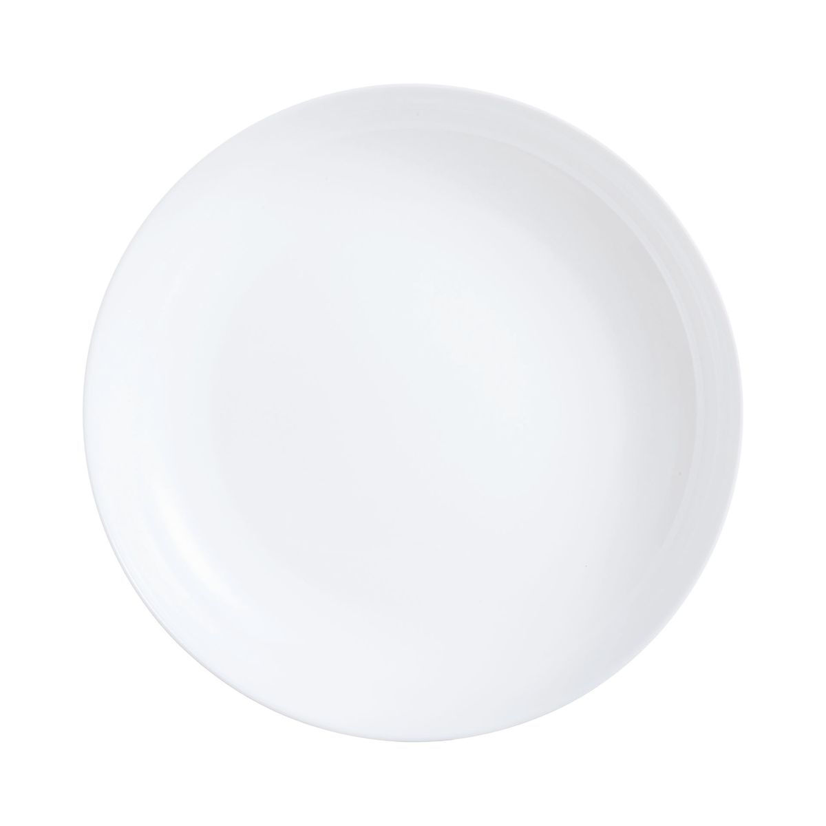 6 assiettes creuses blanches 25cm -FRIEND'S TIME, LUMINARC