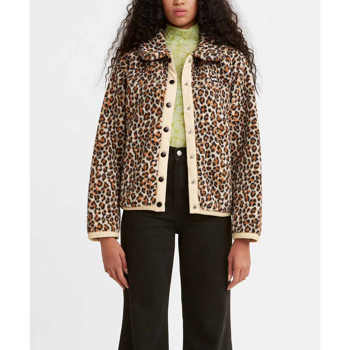 Leopard print jacket in faux fur leopard print Levi's | La Redoute