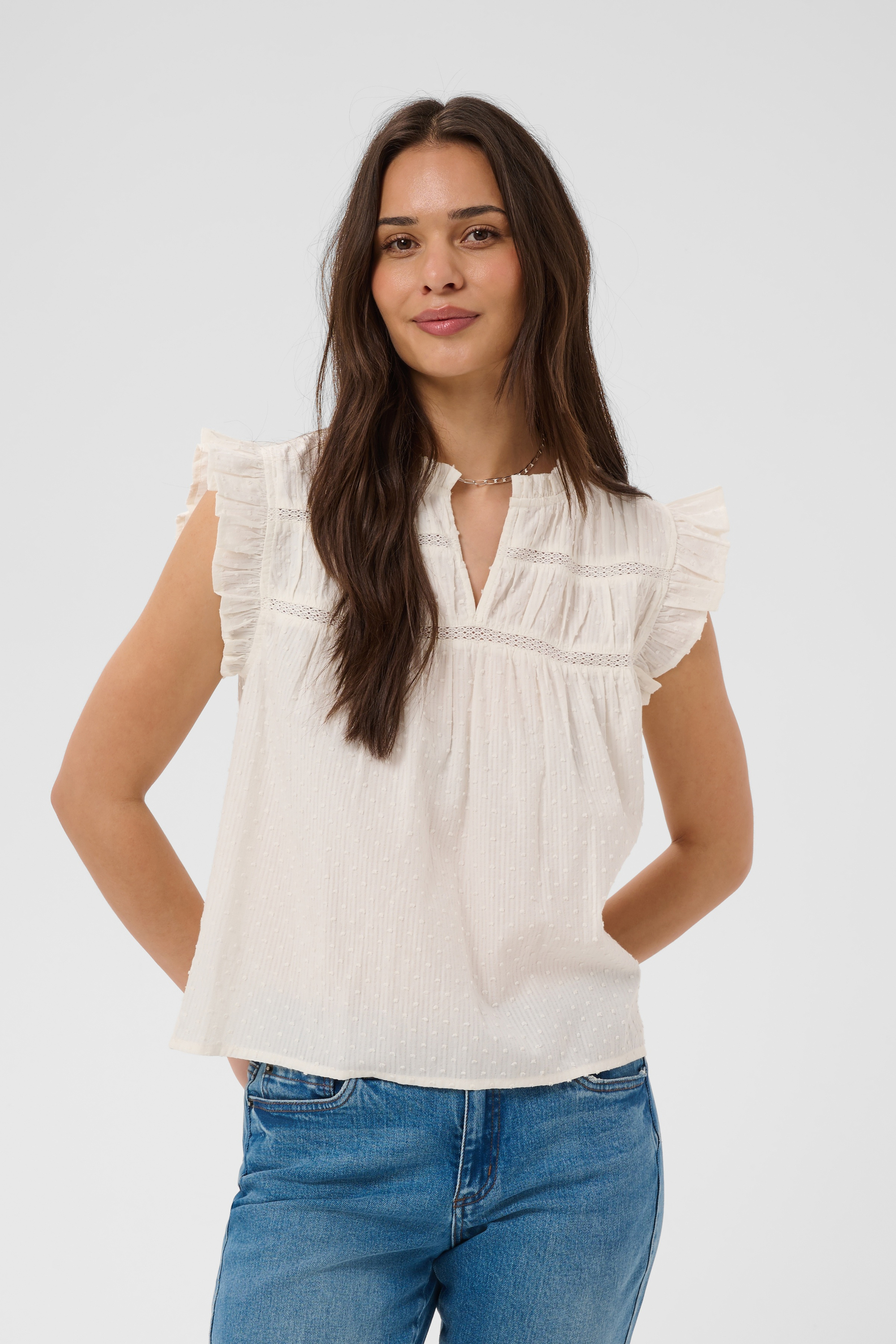 Blouse à manches courtes, KAFFE