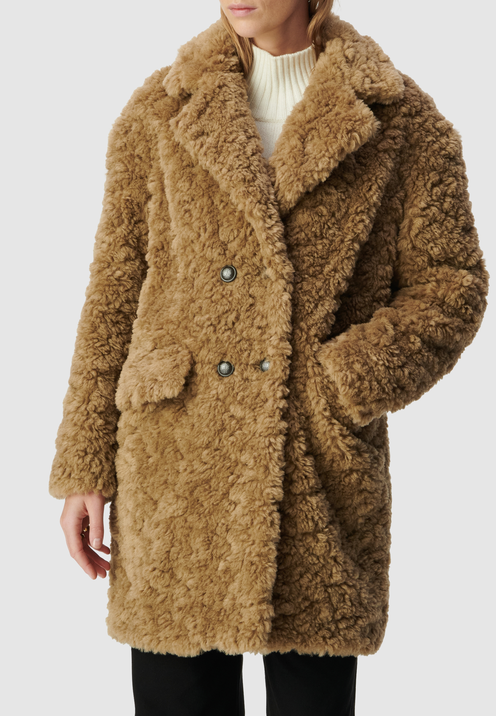 Manteau à poils longs, IKKS
