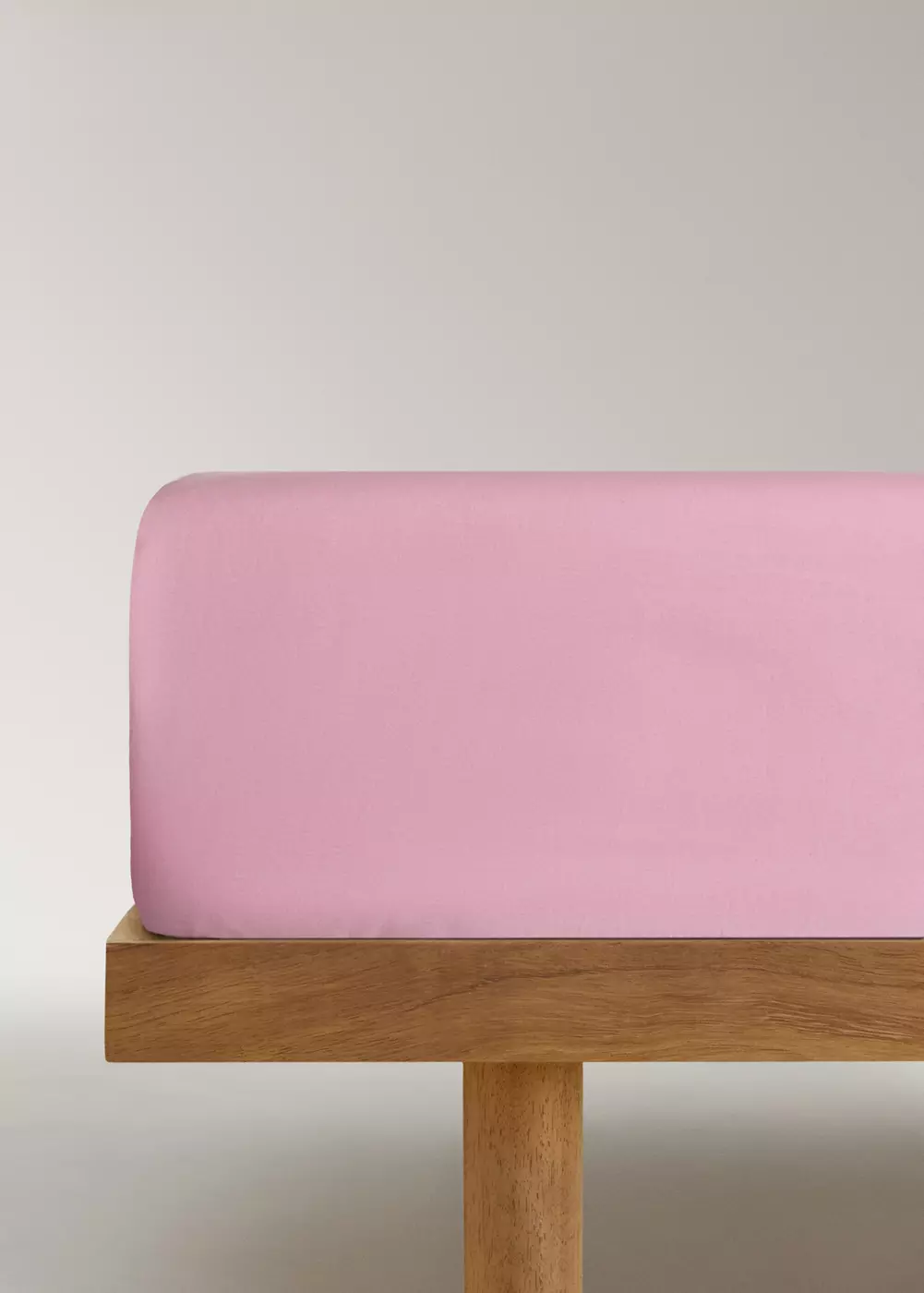 Drap-housse percale de coton 200 fils lit 200 cm, MANGO HOME