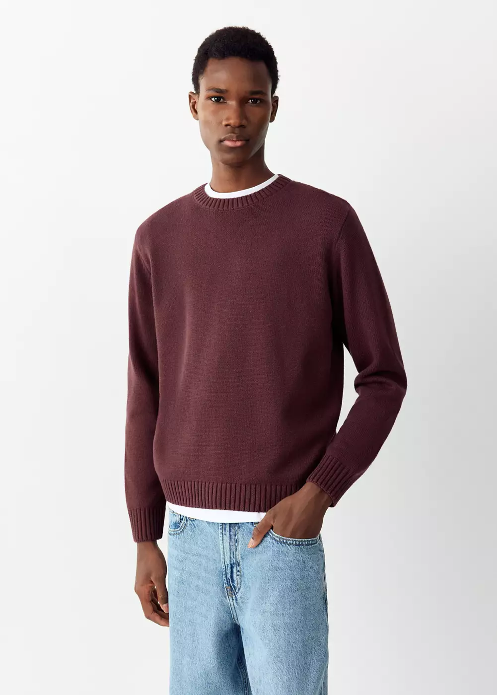 Pull en maille moyenne, MANGO TEEN