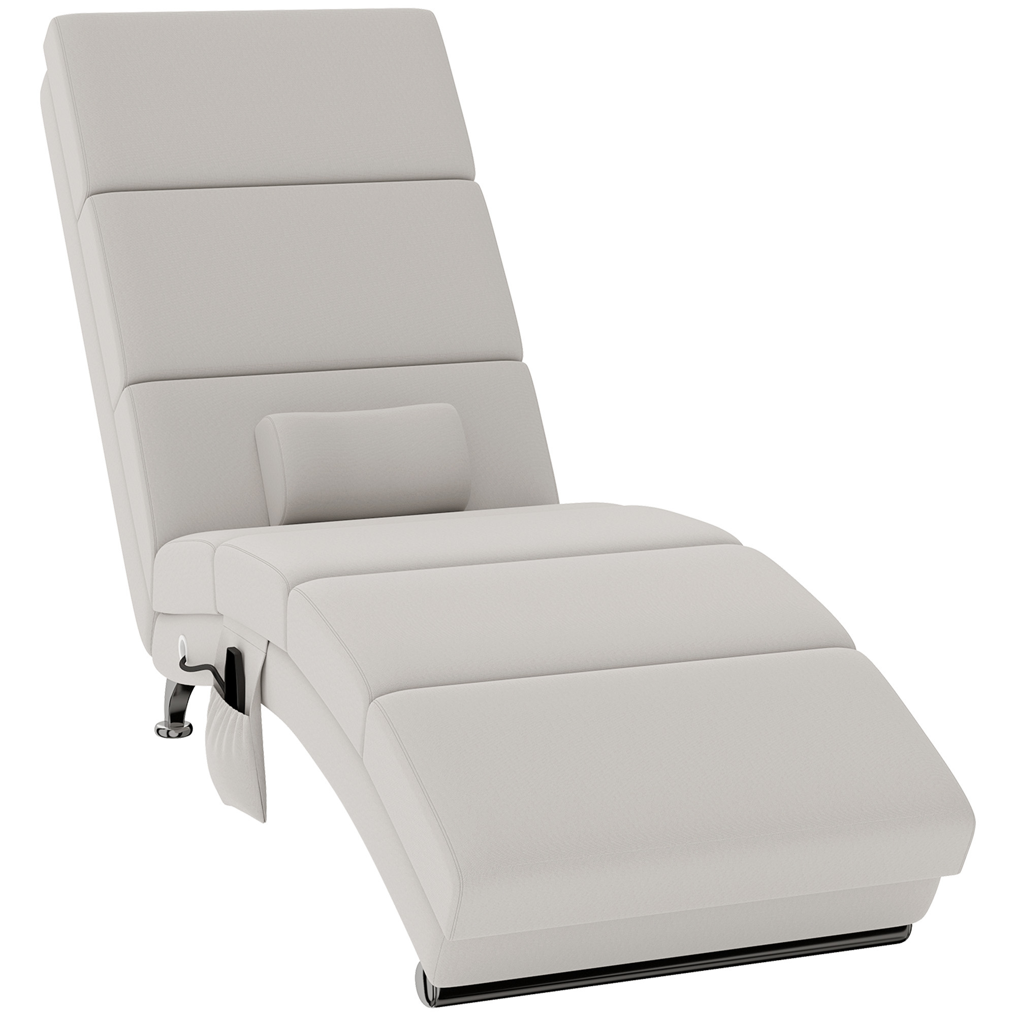 Fauteuil de massage inclinable Tissu effet, HOMCOM