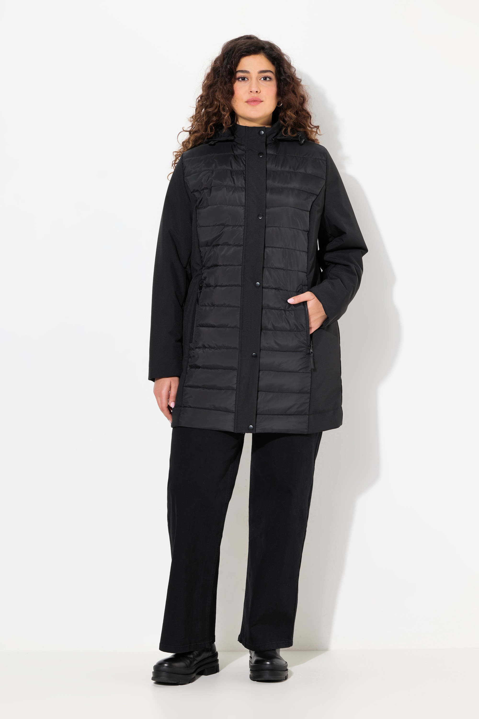 Veste hybride HYPRAR à capuche, col montant, ULLA POPKEN