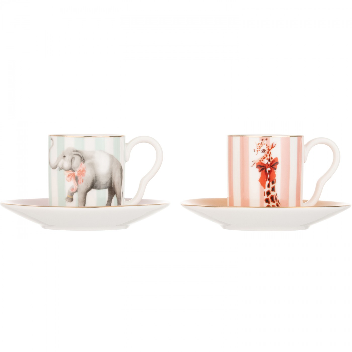 Lot de 2 tasses à espresso Animal, YVONNE ELLEN