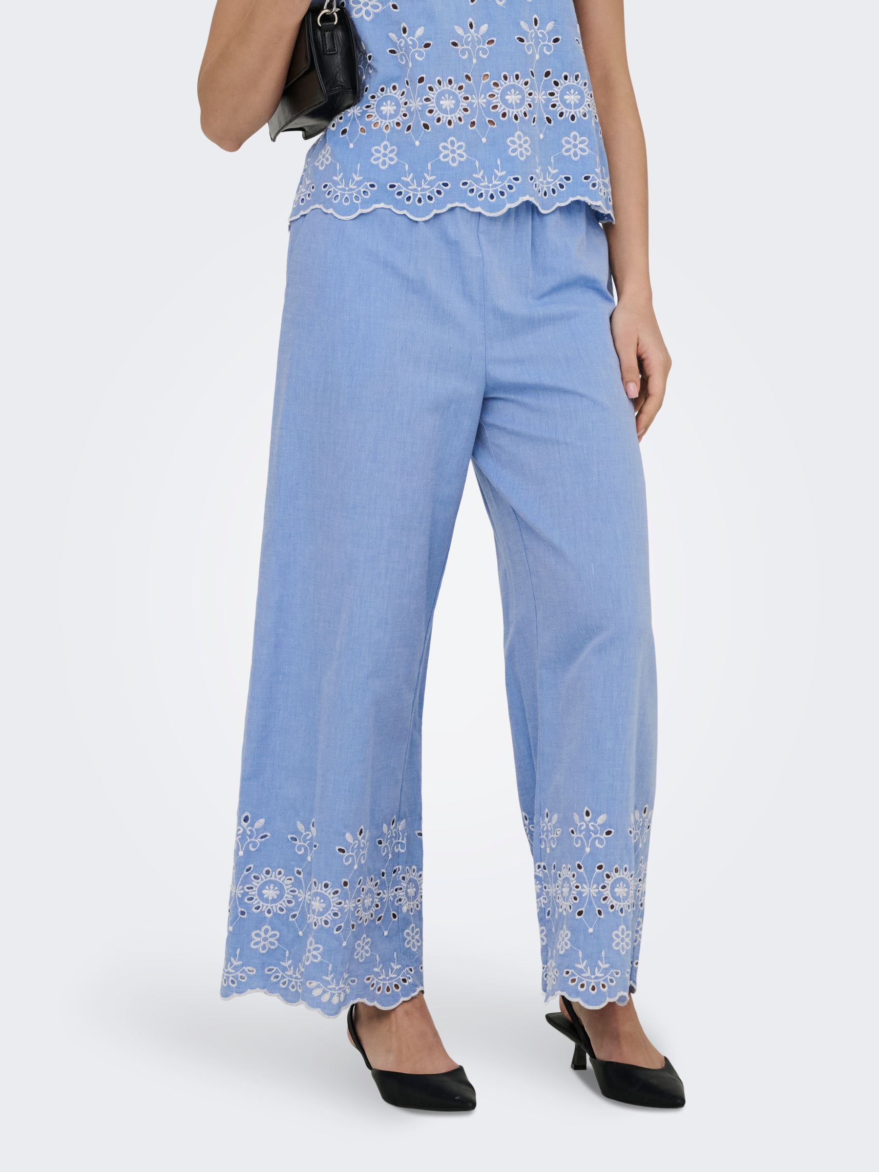 Pantalon À Jambe Large, JDY