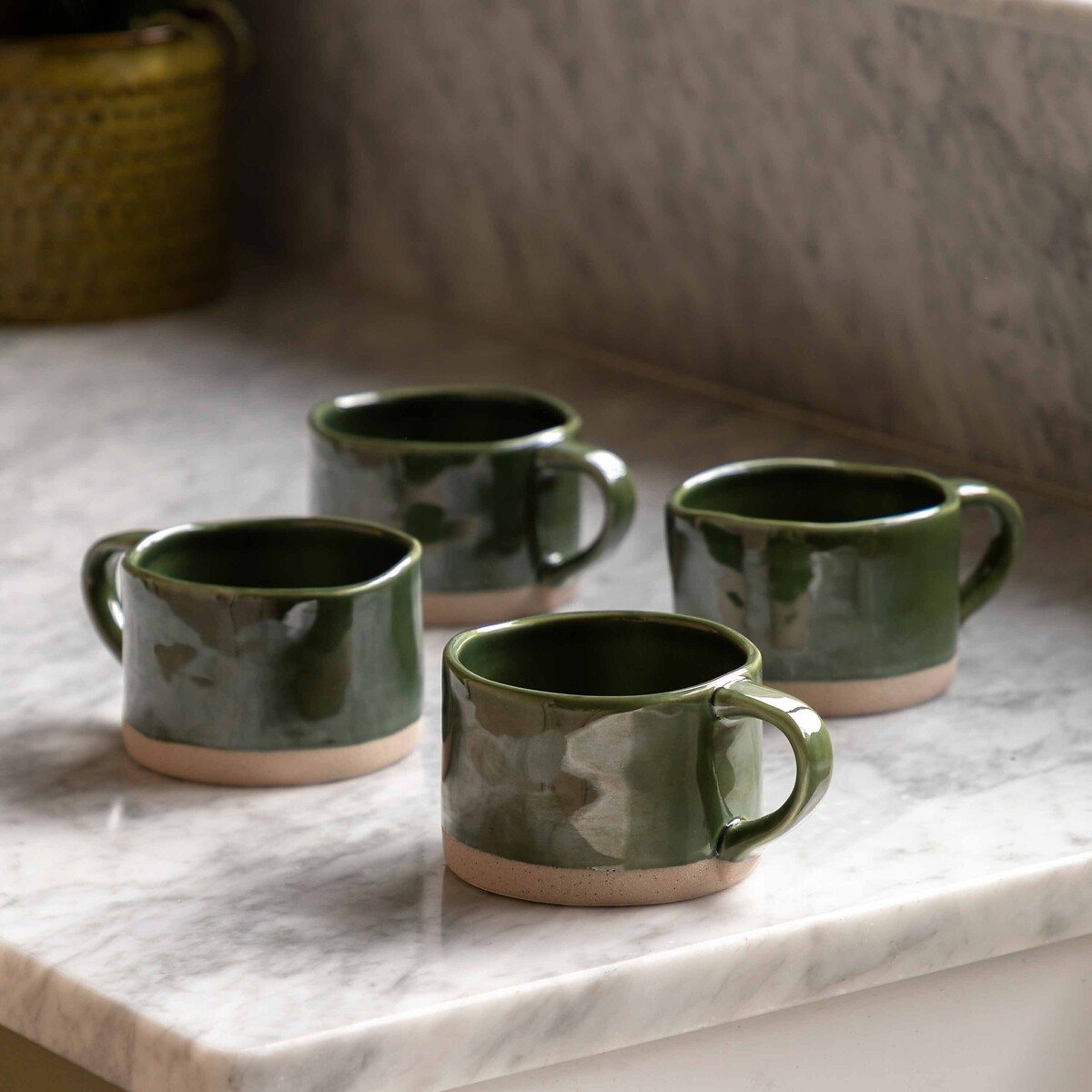 Set of 4 Rustic Mugs, ÉDITÉ