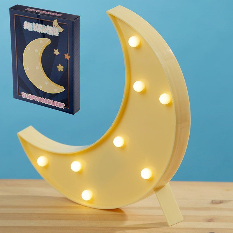 Lampe Veilleuse Mi Kawai Lune Led Puck La Redoute