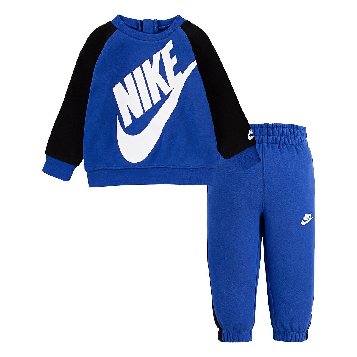 Image of Crew Neck Sweatshirt/Joggers Outfit in Cotton Mix