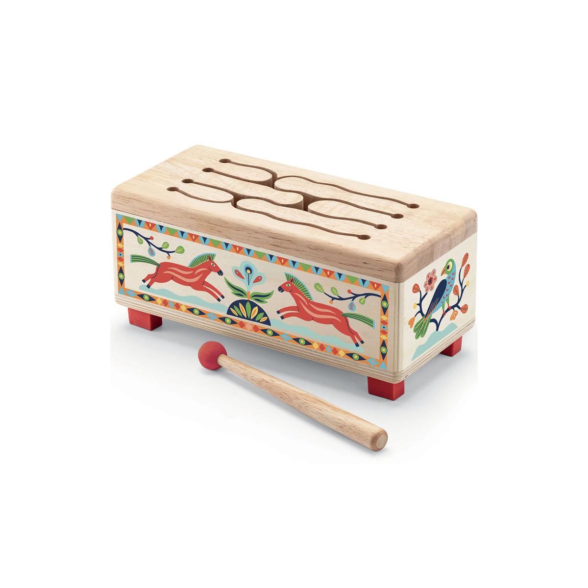 Percussion en bois, DJECO