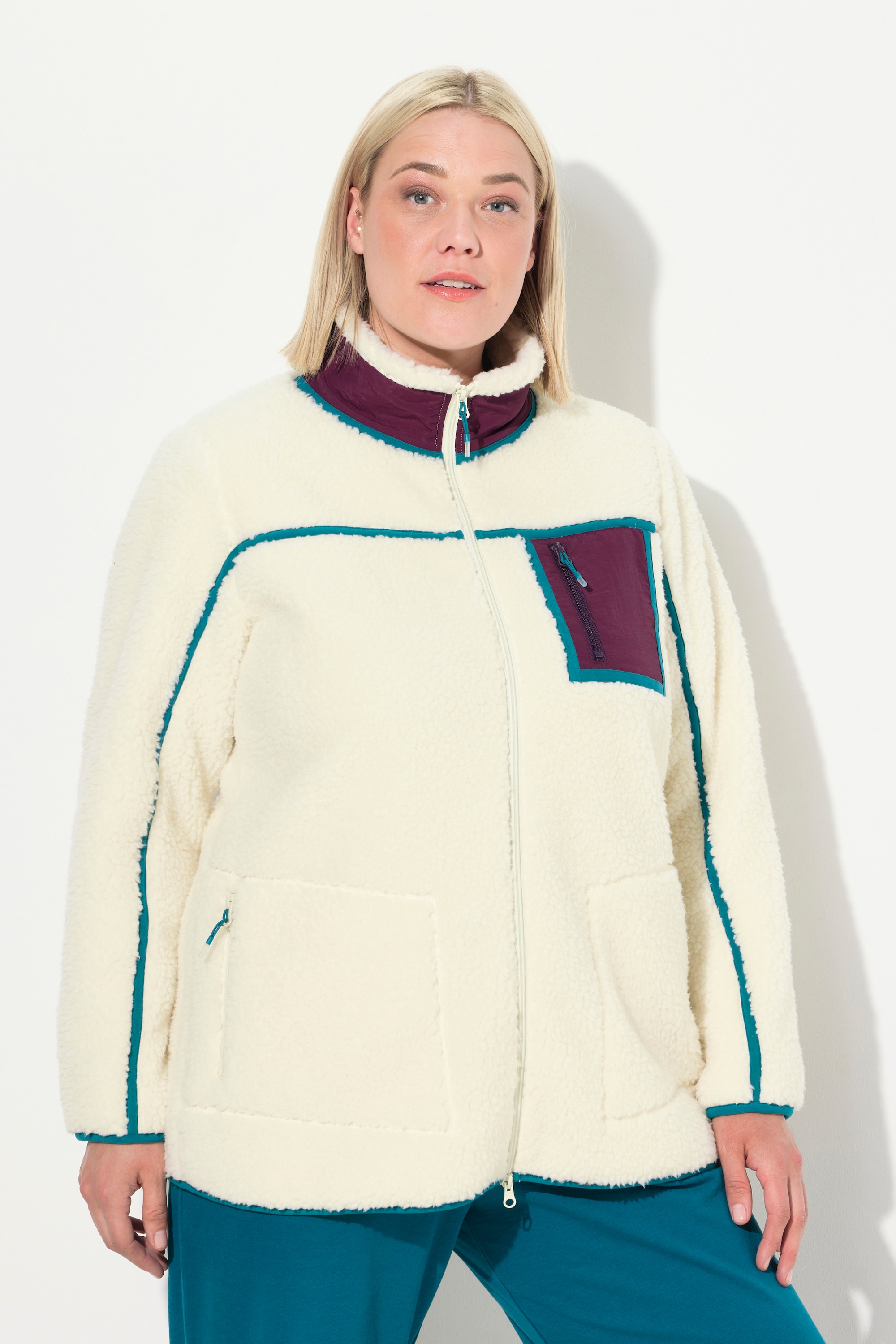 Veste en polaire bouclée, ULLA POPKEN