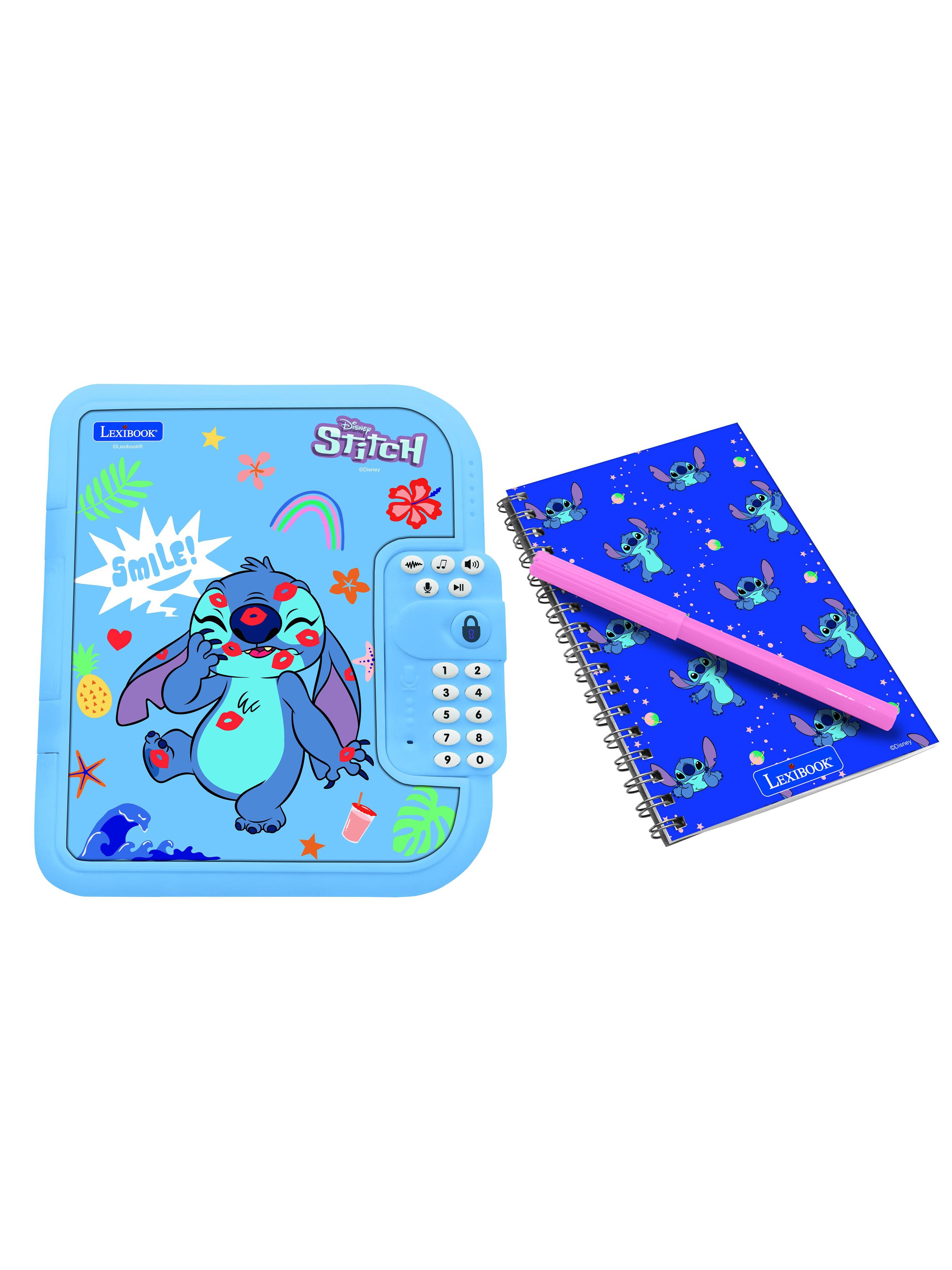 Journal intime électronique avec coffre-fort Stitch, LEXIBOOK