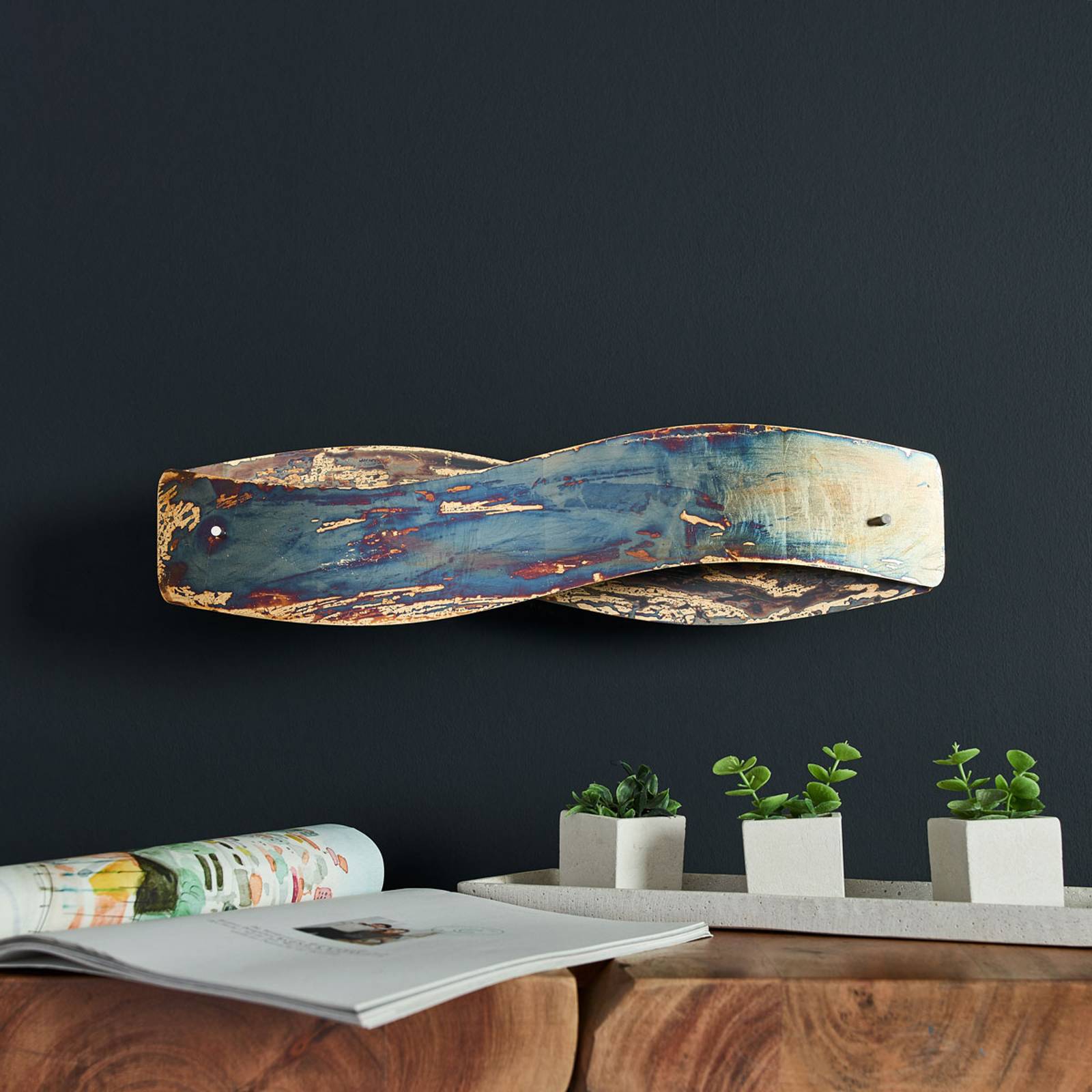 Applique En Aluminium Design Led, Lian, LUCANDE