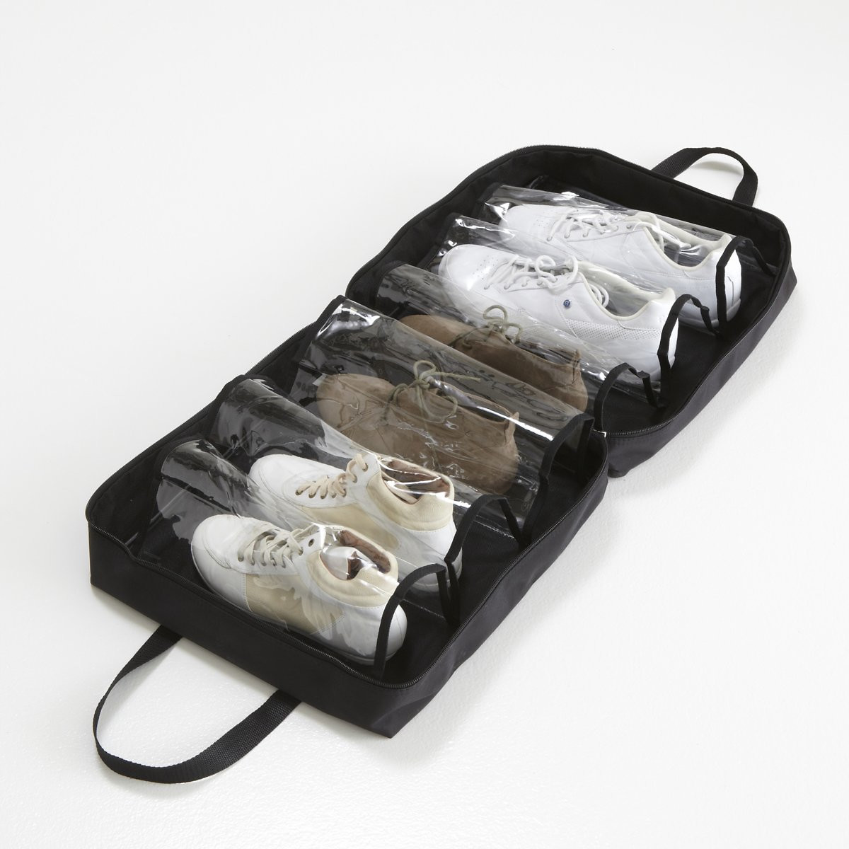 Product photograph of Shoe Tidy Bag With 6 Clear Pockets from La Redoute UK