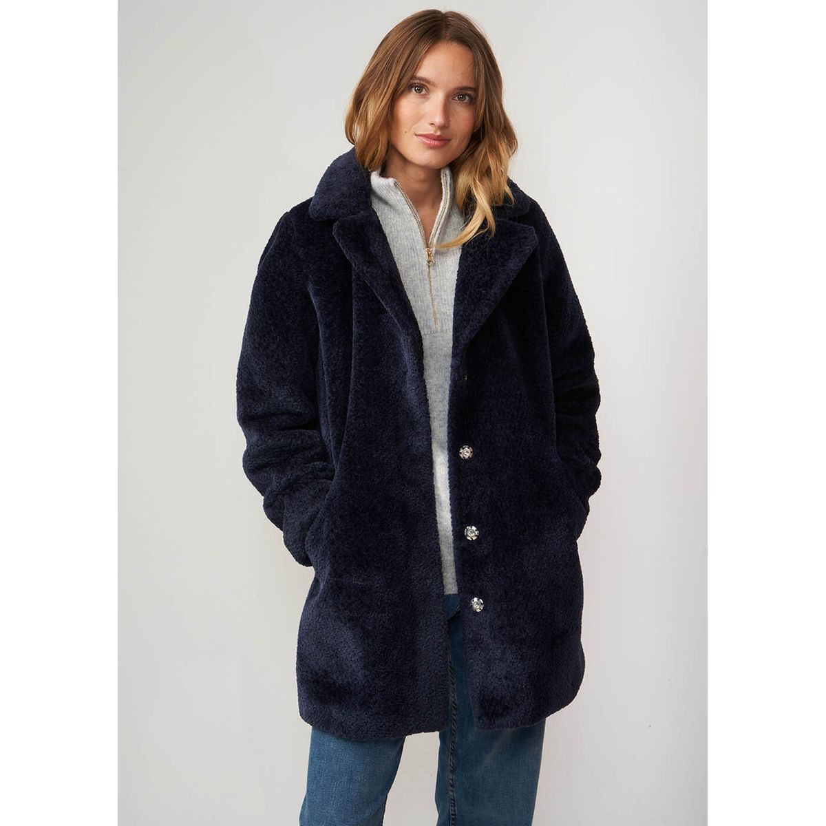 Manteau fausse discount fourrure sud express