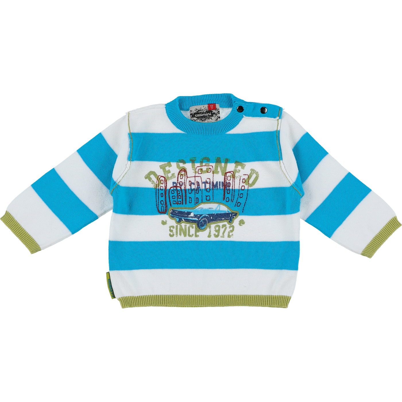 Pull turquoise - Très bon état, CATIMINI