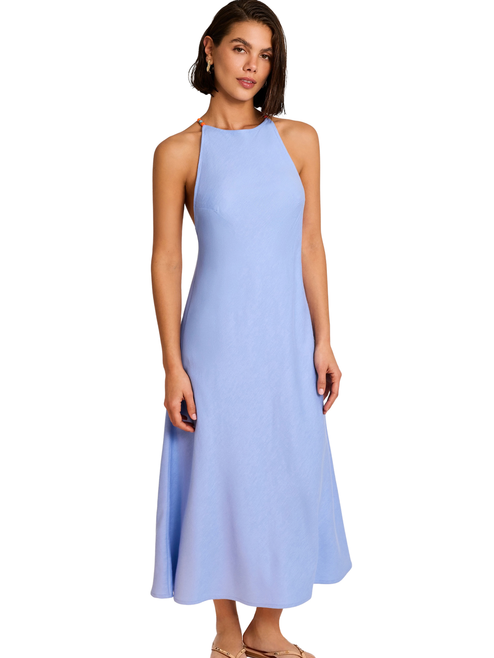 Robe longue estivale sans manches SUNSET, SELMARK MARE