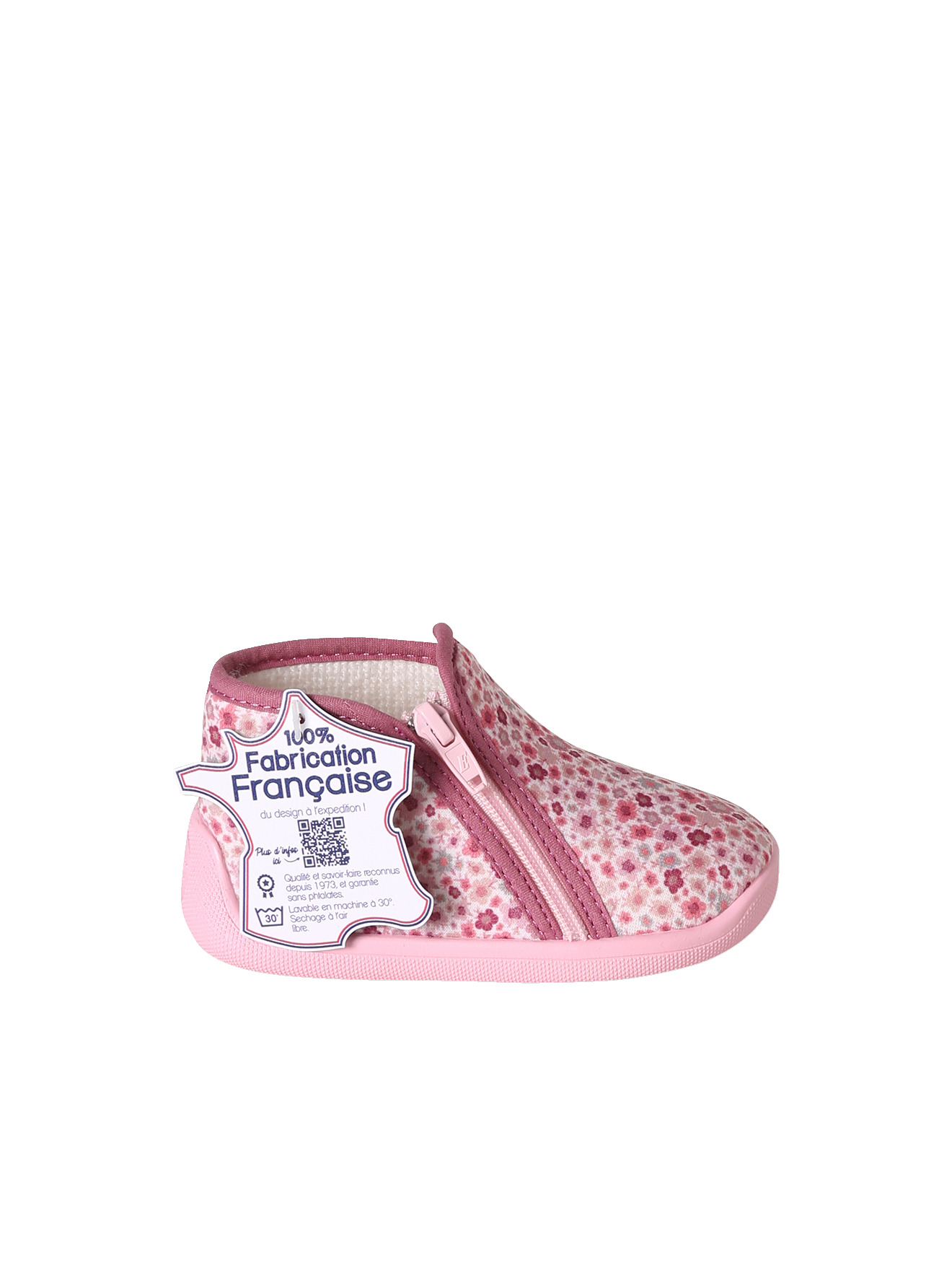 Chaussons zippés fabriqués en France, VERTBAUDET