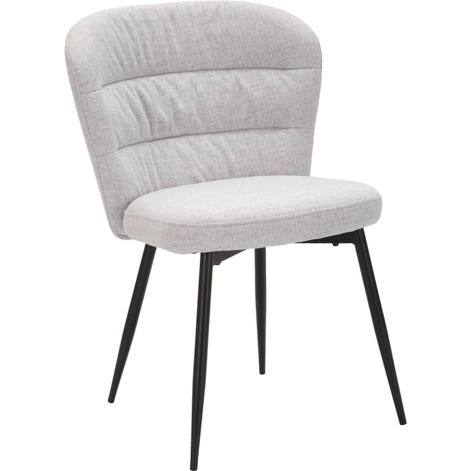 Chaise rembourrée esprit seventies lot de 2 GLAM, RECOLLECTION