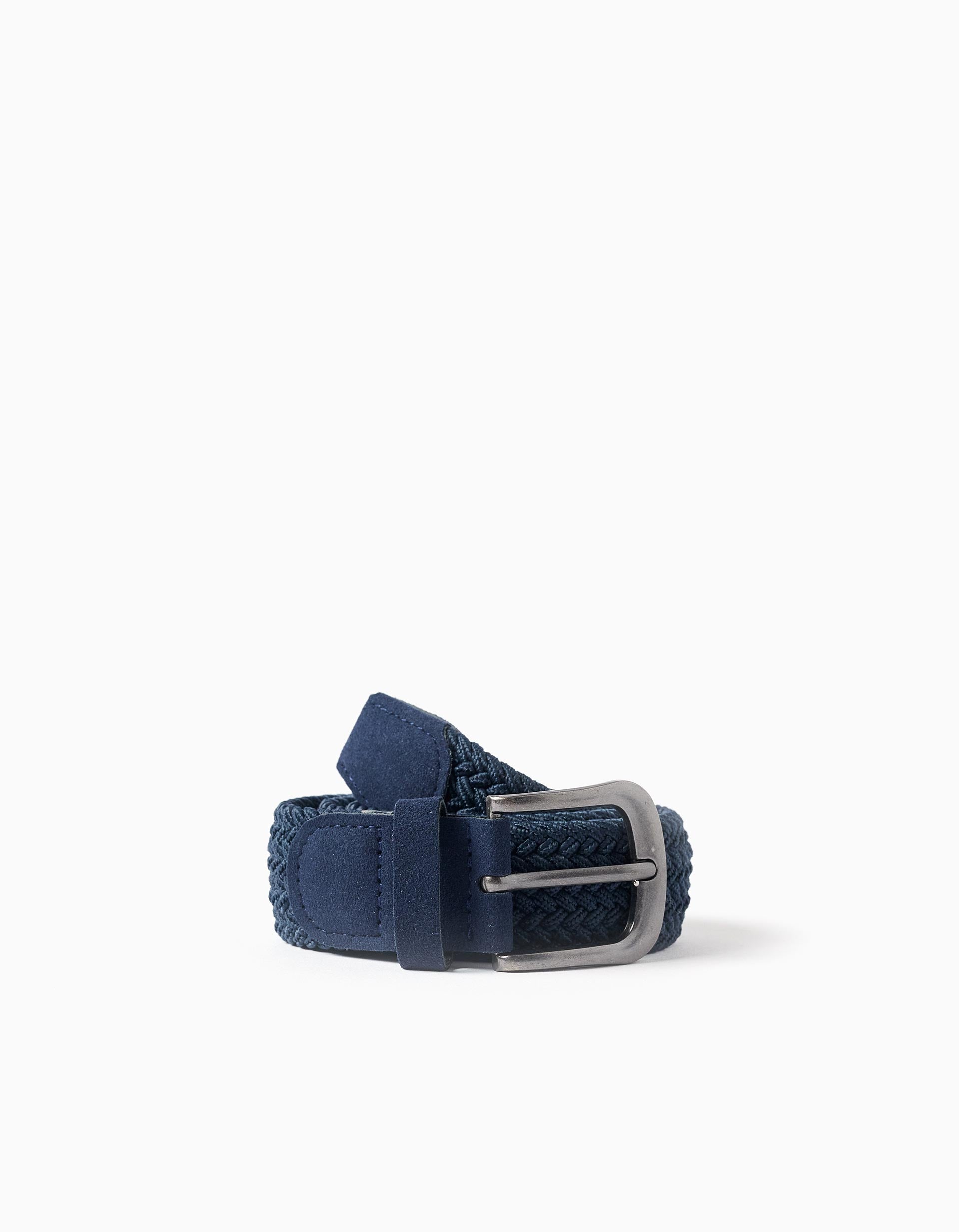 Ceinture tressée avec détails en suédine, ZIPPY