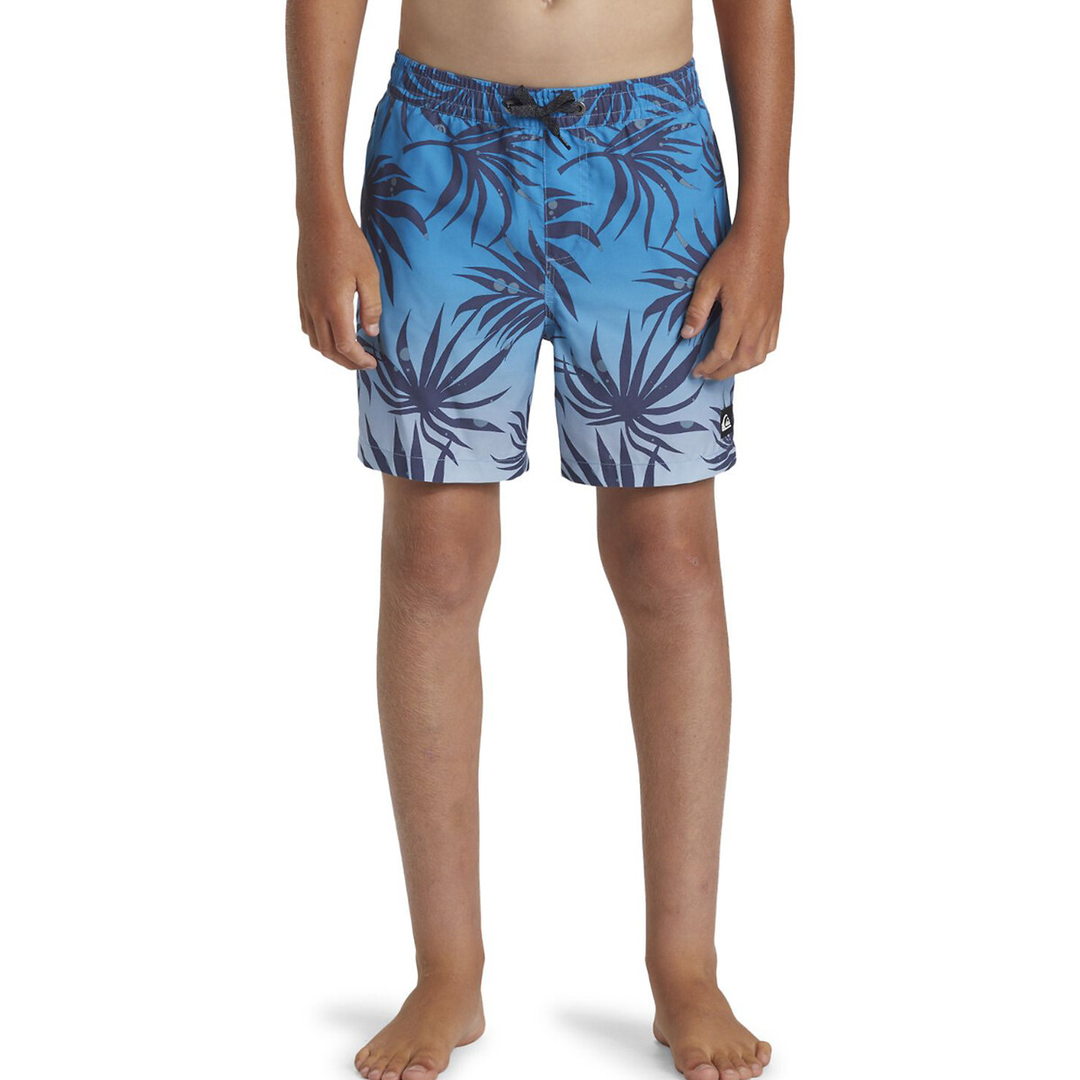 Image of Recycled Swim Shorts in Leaf Print