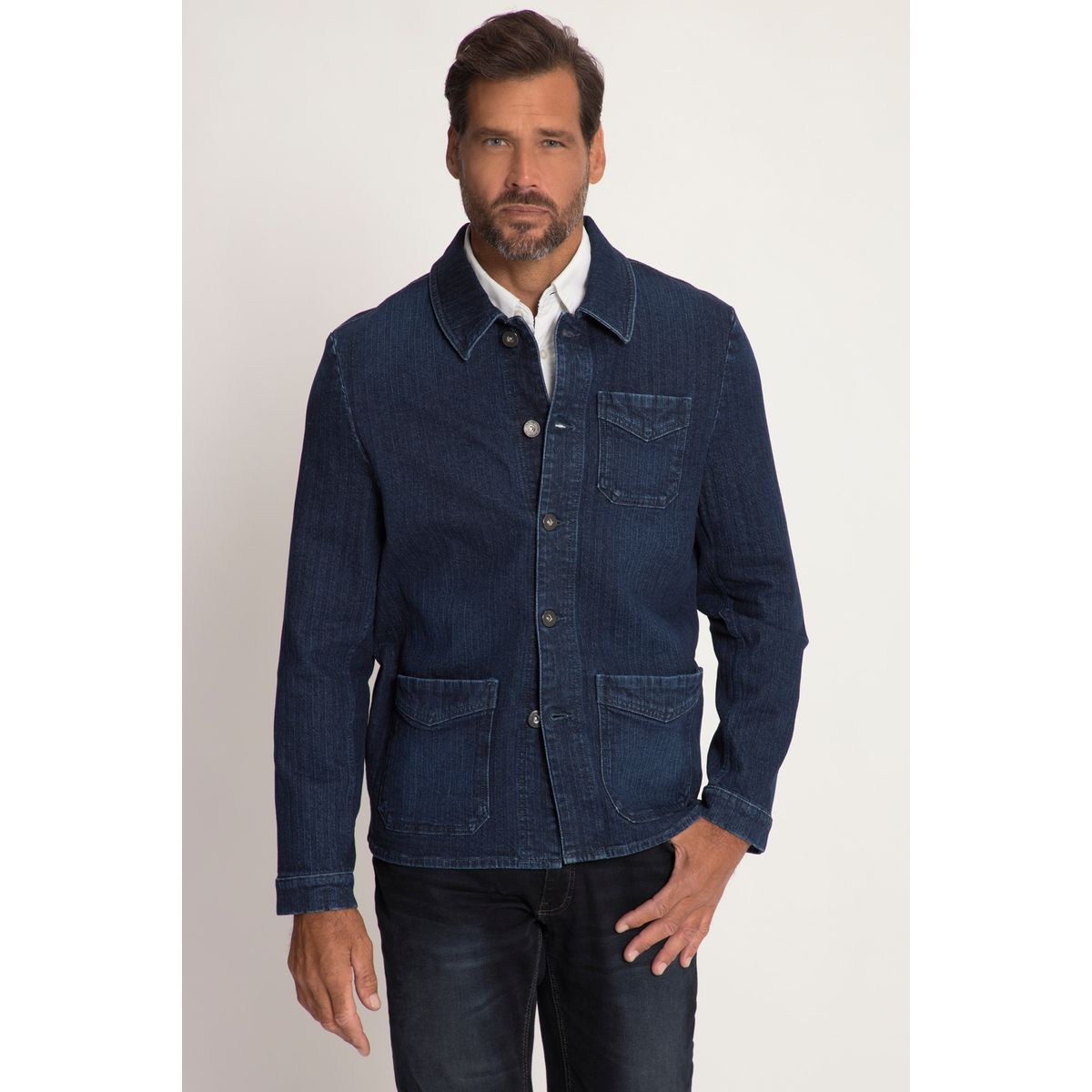 Chemise en jean grande taille La Redoute