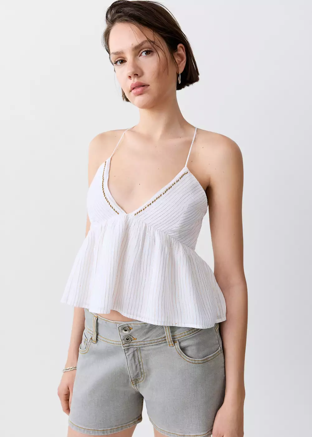 Mini short taille basse, MANGO TEEN