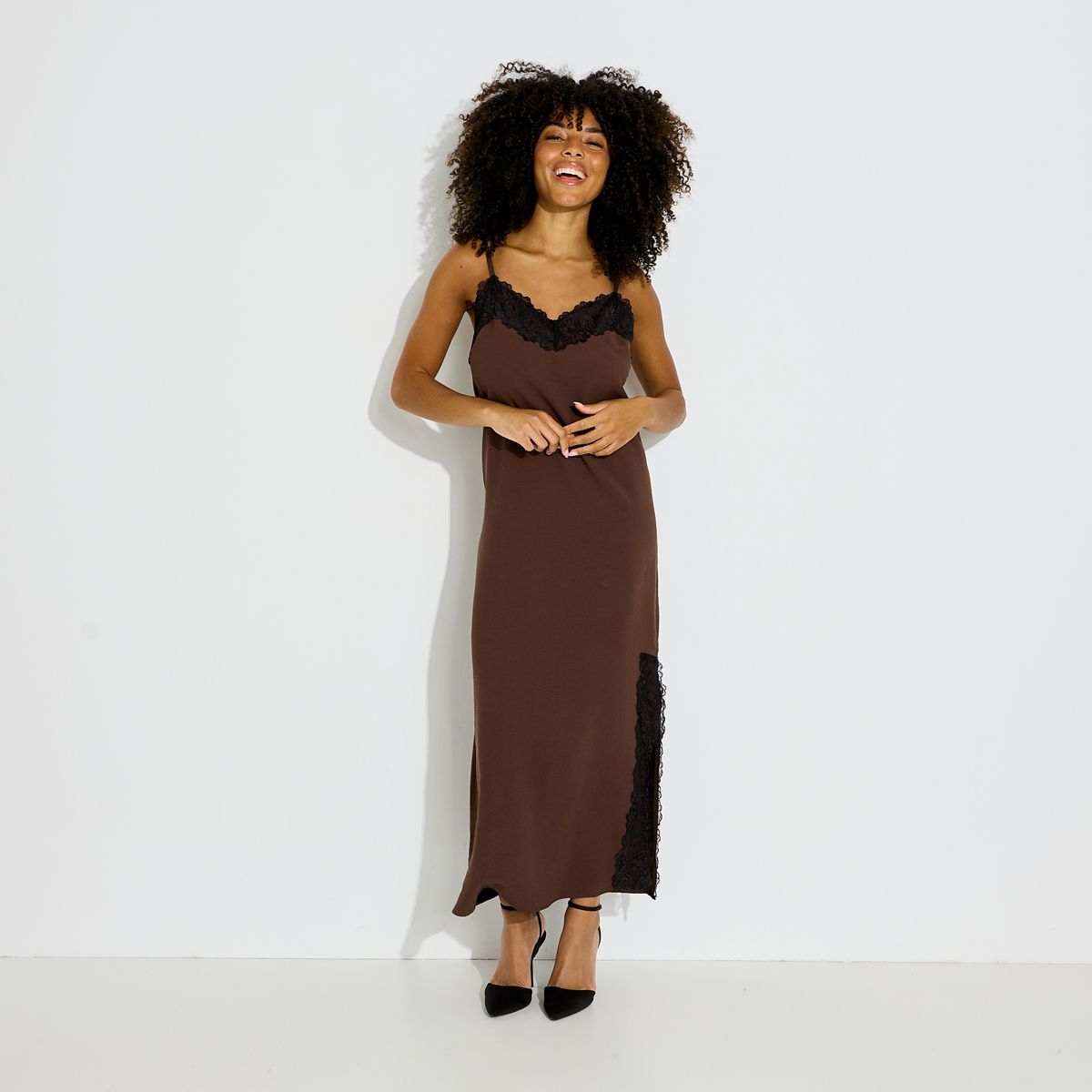 Robe nuisette longue habillée, GRAIN DE MALICE