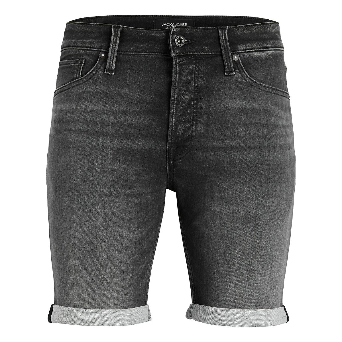 Short noir jean homme hot sale