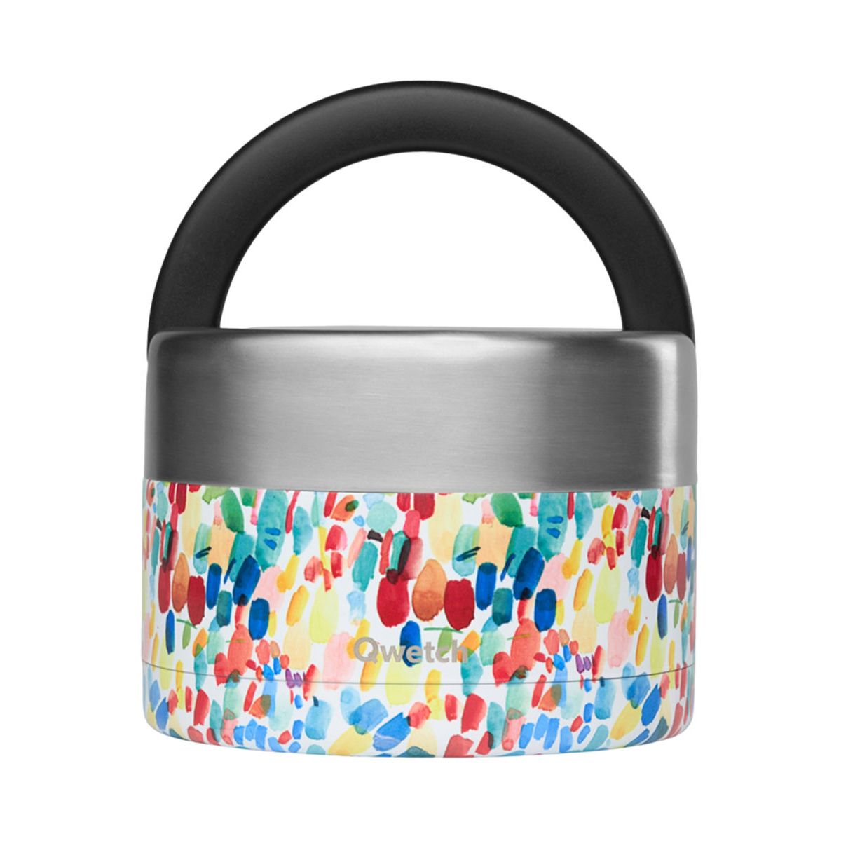 Boîte Repas Isotherme QWETCH En Inox - Garde Le Chaud 5h Et Le Froid 7h - Parfaite Pour Le Bureau, Pique-nique Ou Sport