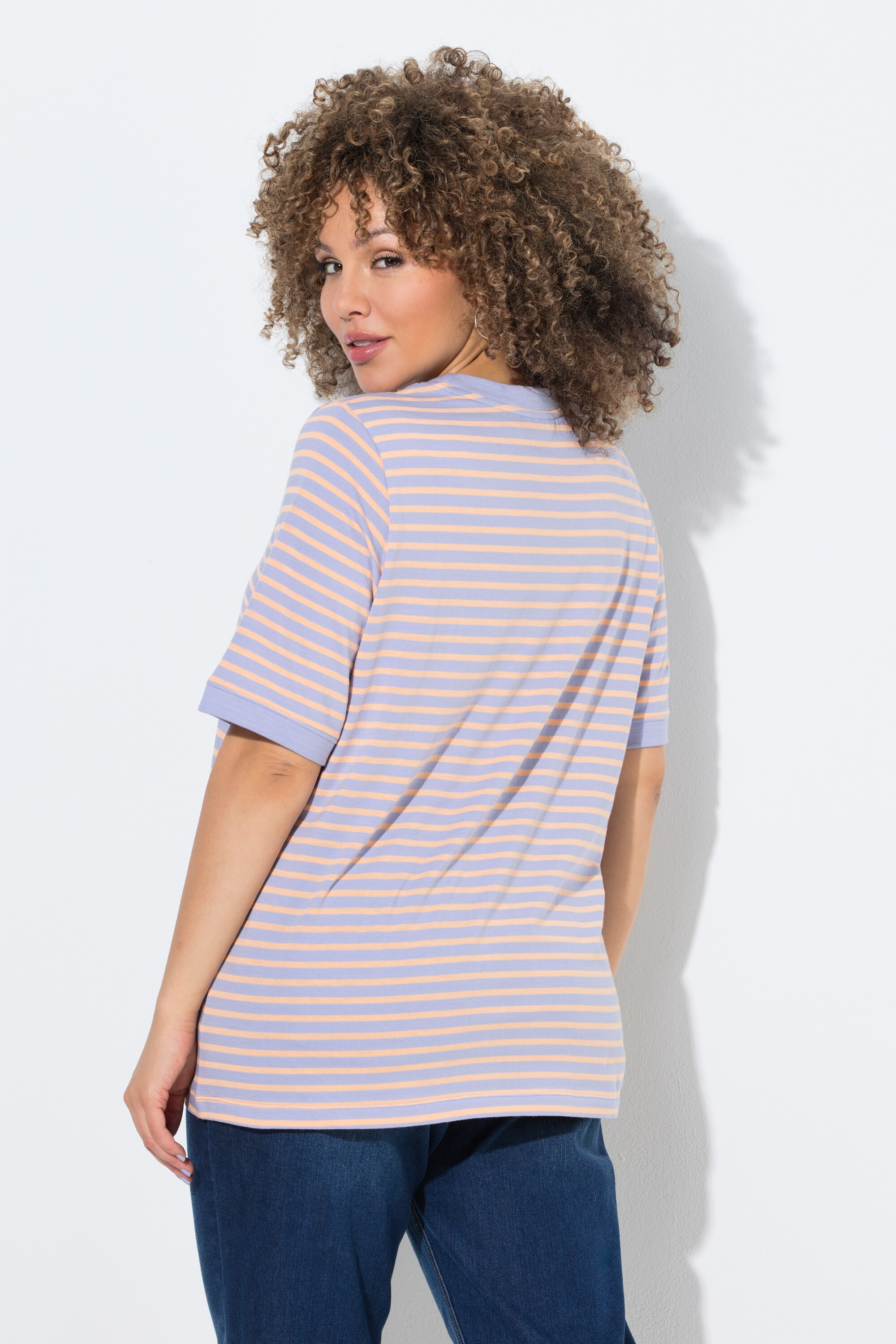 T-shirt rayé, coupe Classic Fit, ULLA POPKEN