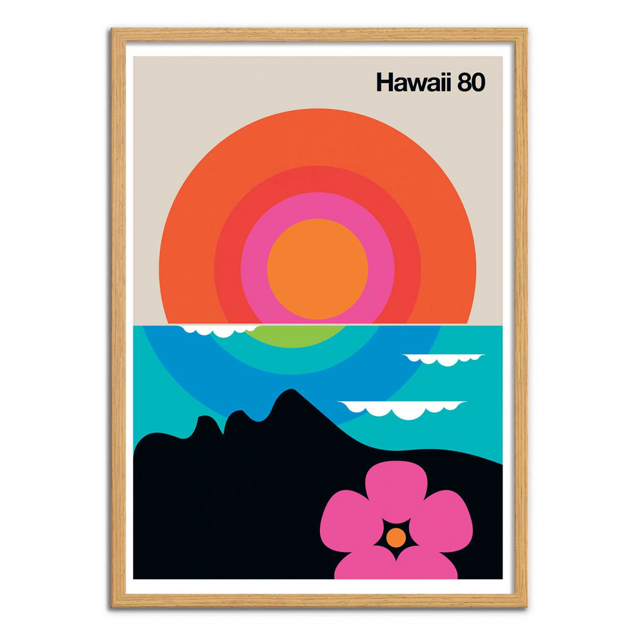 Affiche d'art - Hawaii 80 - Bo Lundberg, WALL EDITIONS