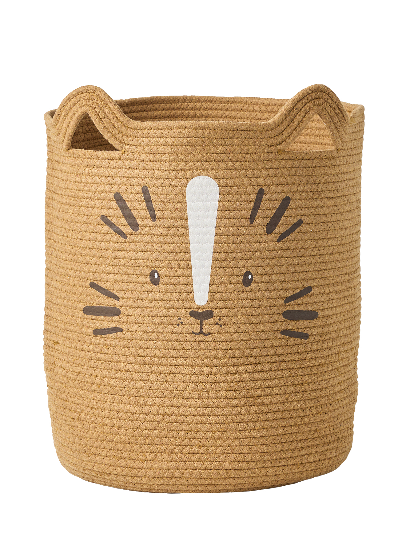 Panier de rangement XL en corde de coton Tigre, VERTBAUDET
