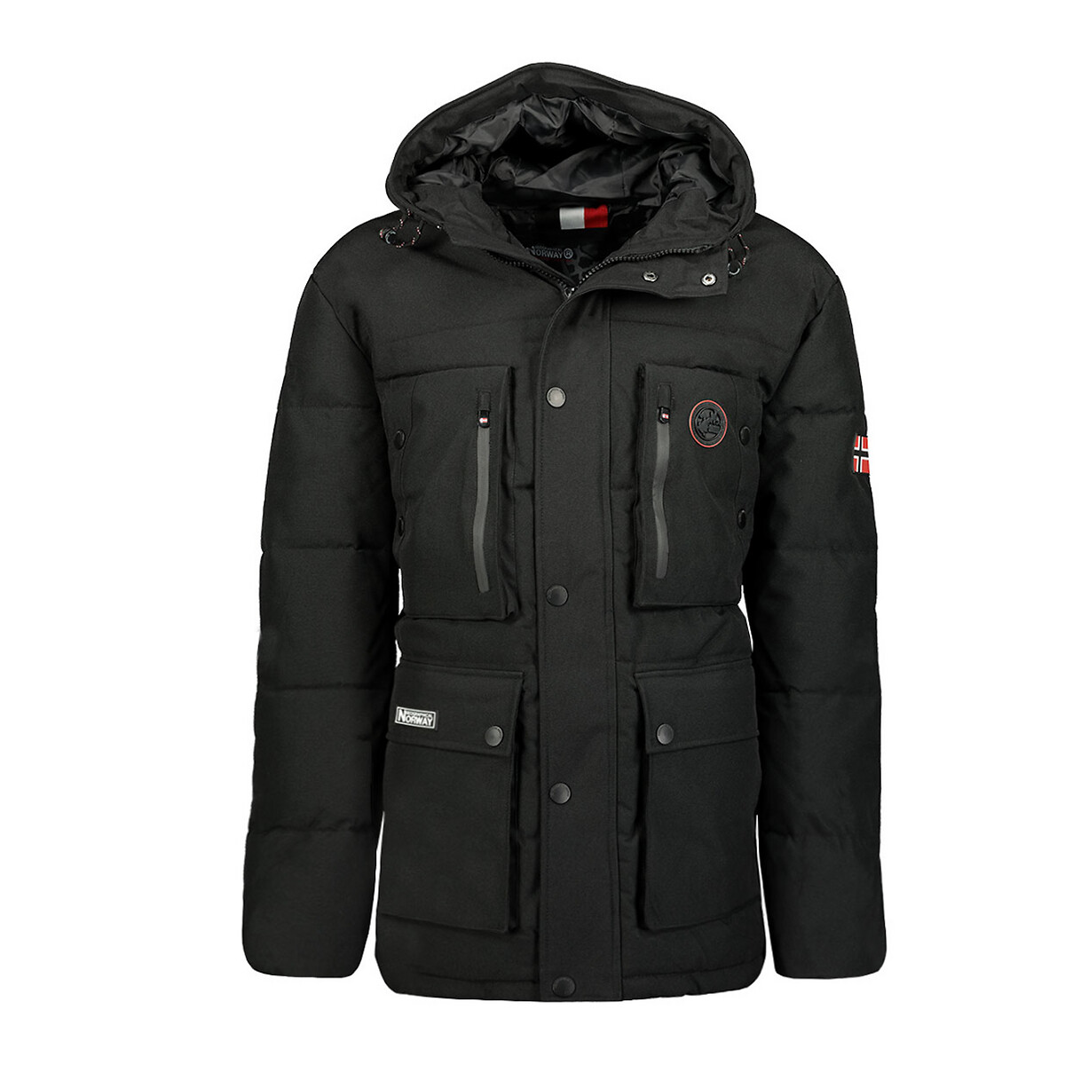 Image of Albert Warm Parka with Zip Fastening and Hood